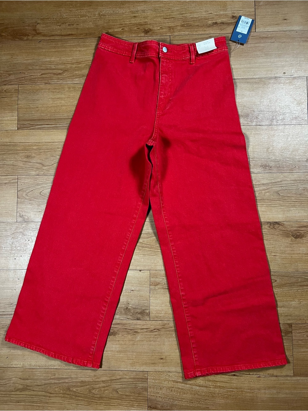 NWT Orange Red Size 12 Universal Thread Sailor Wide Leg pants